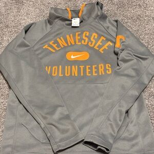 Nike Gray and Orange Tennessee Volunteers Dri-FIT Hoodie Sweatshirt